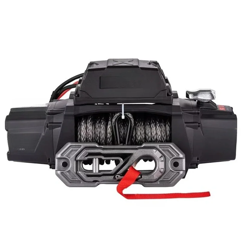 4X4 off-road electric winch pulley system with hoist wireless remote control