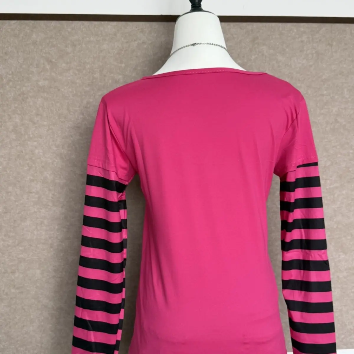 

Onalippa 2025 Japanese Millennial Y2k Retro Printed Striped Patchwork Top Spicy Girl Punk Loose Long Sleeved T-shirt Subculture