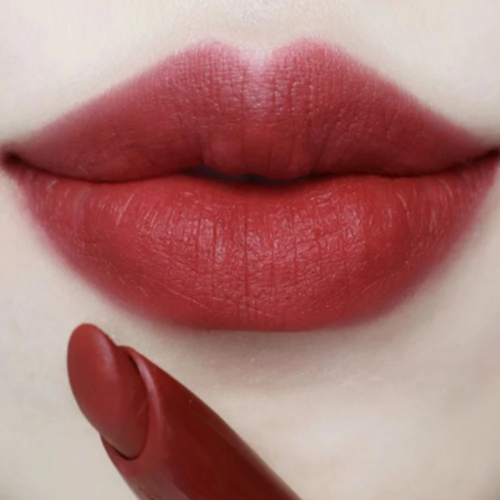 Lápiz labial de terciopelo mate, lápiz labial rojo, resistente al agua, larga duración, no se decolora, sólido, Nude, rosa, maquillaje de labios, cosméticos, 20 colores