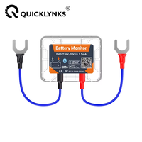 QUICKLYNKS BM6 Wireless Bluetooth Battery Monitor 12V Car Battery Health Monitoring Battery Tester for Motorcycle Truck Car