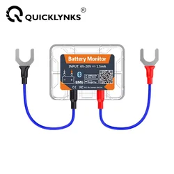 QUICKLYNKS BM6 bezprzewodowy monitor baterii Bluetooth 12V monitorowanie stanu zdrowia akumulatora samochodowego Tester baterii do motocykla ciężarówka samochód