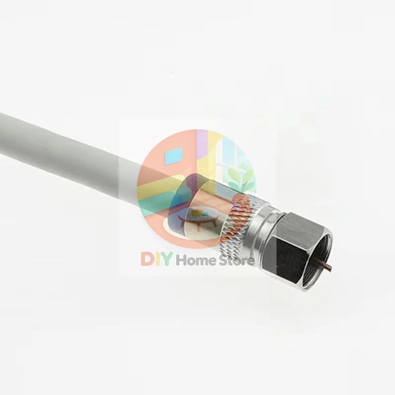 10 Pack RG6 F Type Compression Connectors Waterproof Corrosion Resistant for TV Antenna Satellite Coax Cable Installation
