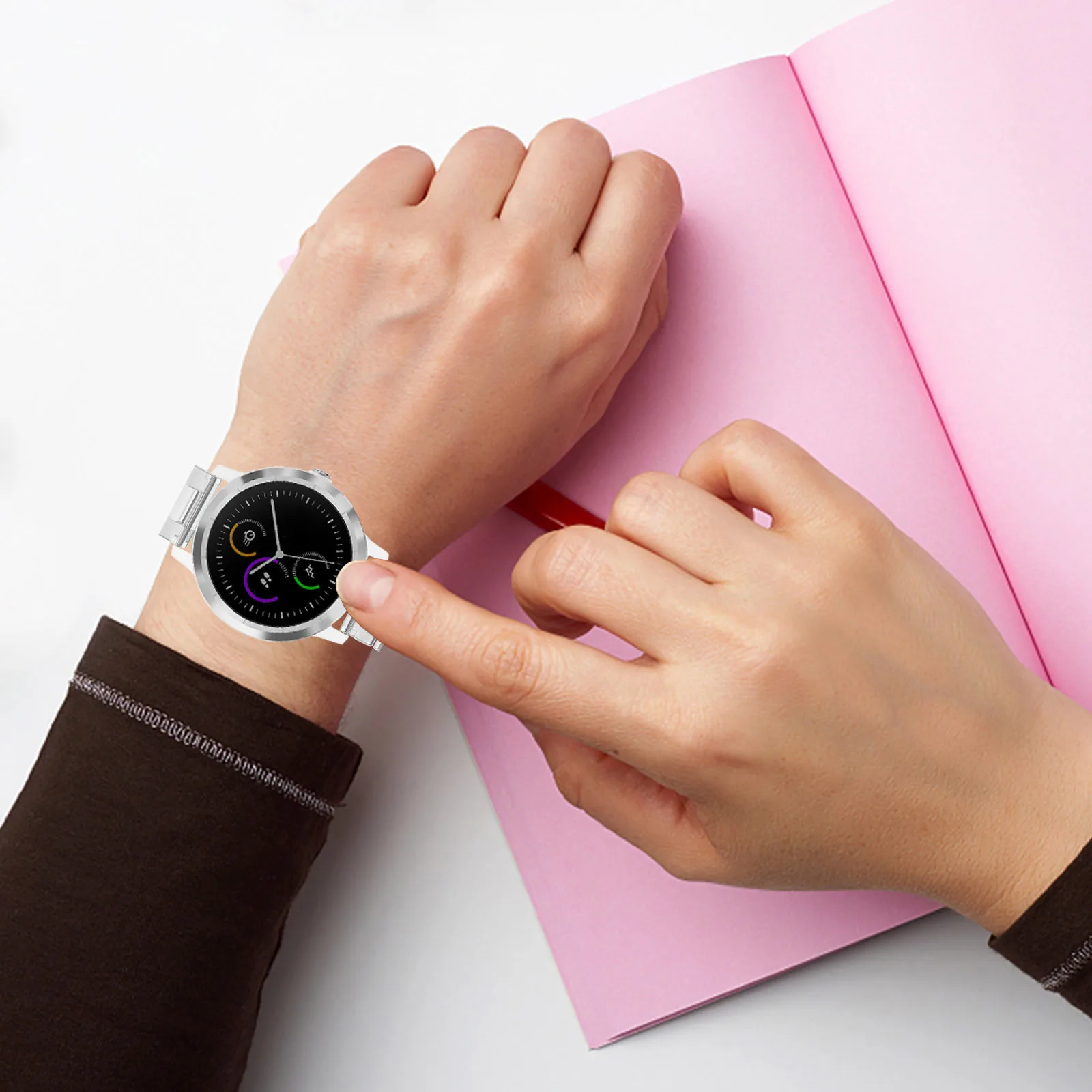 

Clear Transparent Pc Watch Band Replacement Compatible 3 Hr Stylish Comfortable Bracelet Wristband for Sports