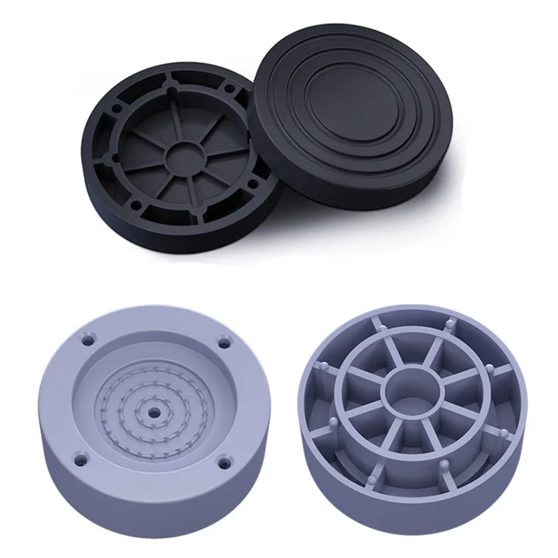 4Pcs Universal Anti Vibration Pads Washing Machine Rubber Feet Mat Anti-vibration Pad Noise-reducing Furniture Lifting Foot Base