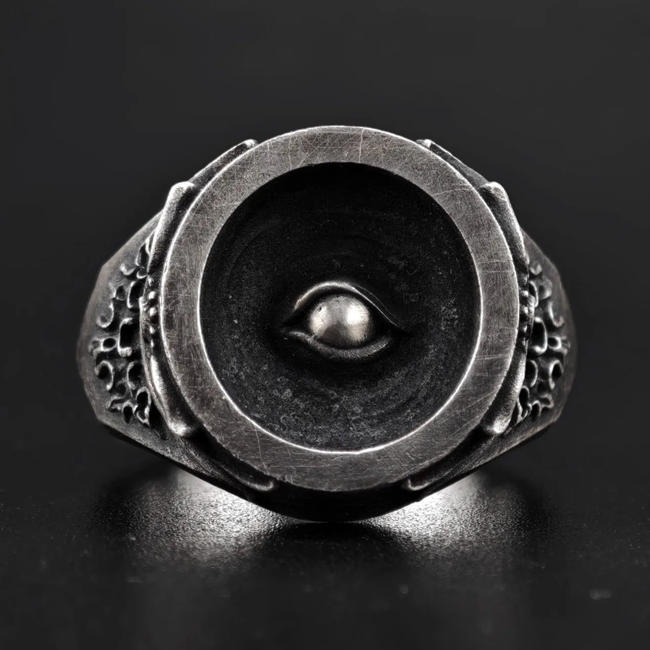 New Cyclops Adjustable Ring Vintage Openable Finger Jewelry for Women Men Luxury High-End Fashion Accessories