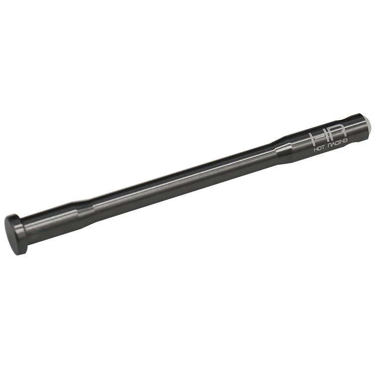 HOT RACING Tamiya T3-01 1/10 Drift CNC Aluminum Battery Lock Pin Silver Gray Laser Logo TTDR12611 Hop-up