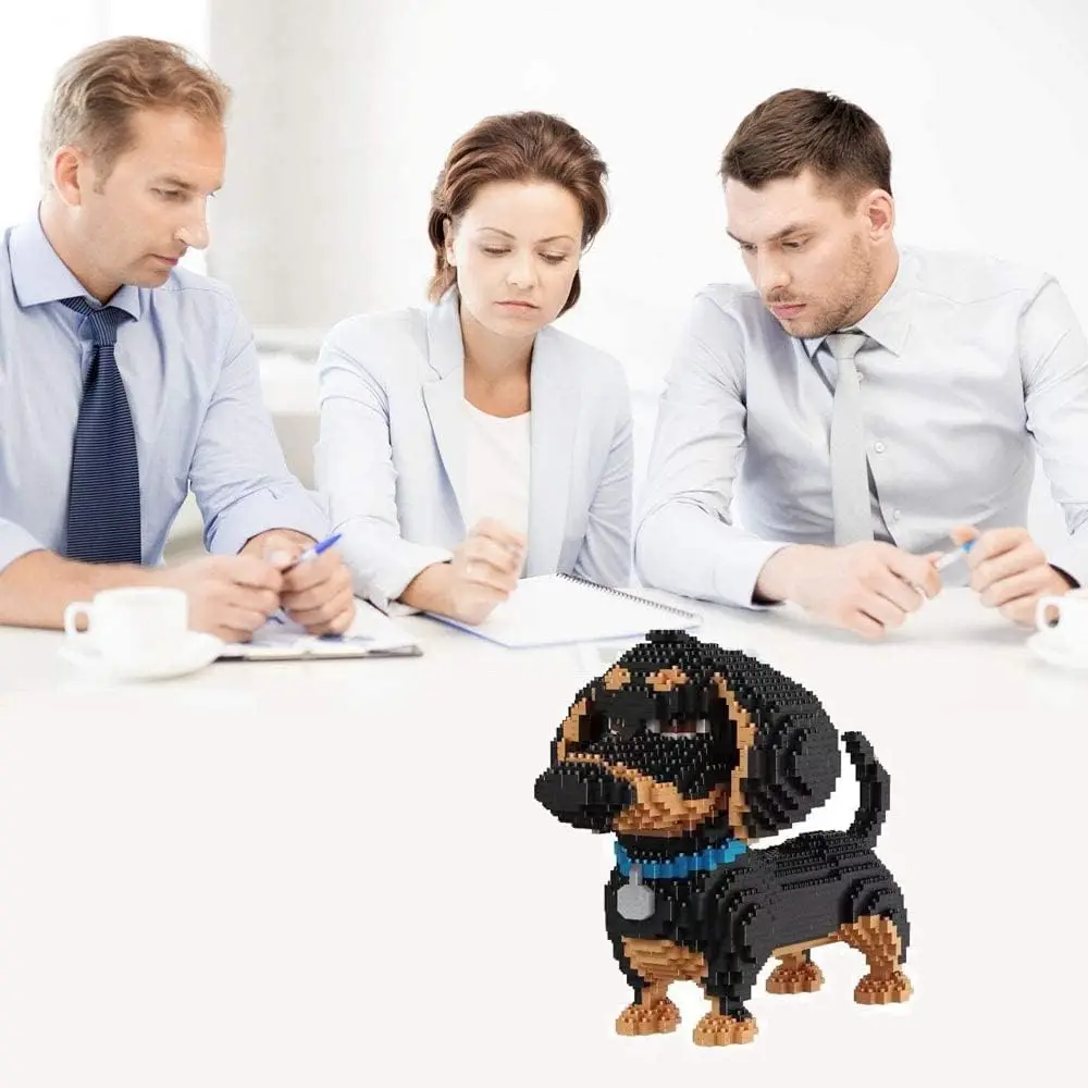 Micro-blocs pour animaux de compagnie mignons : collection chien et chat, compatibles avec d'autres blocs de construction de type brique, le meilleur choix pour les fêtes et les cadeaux