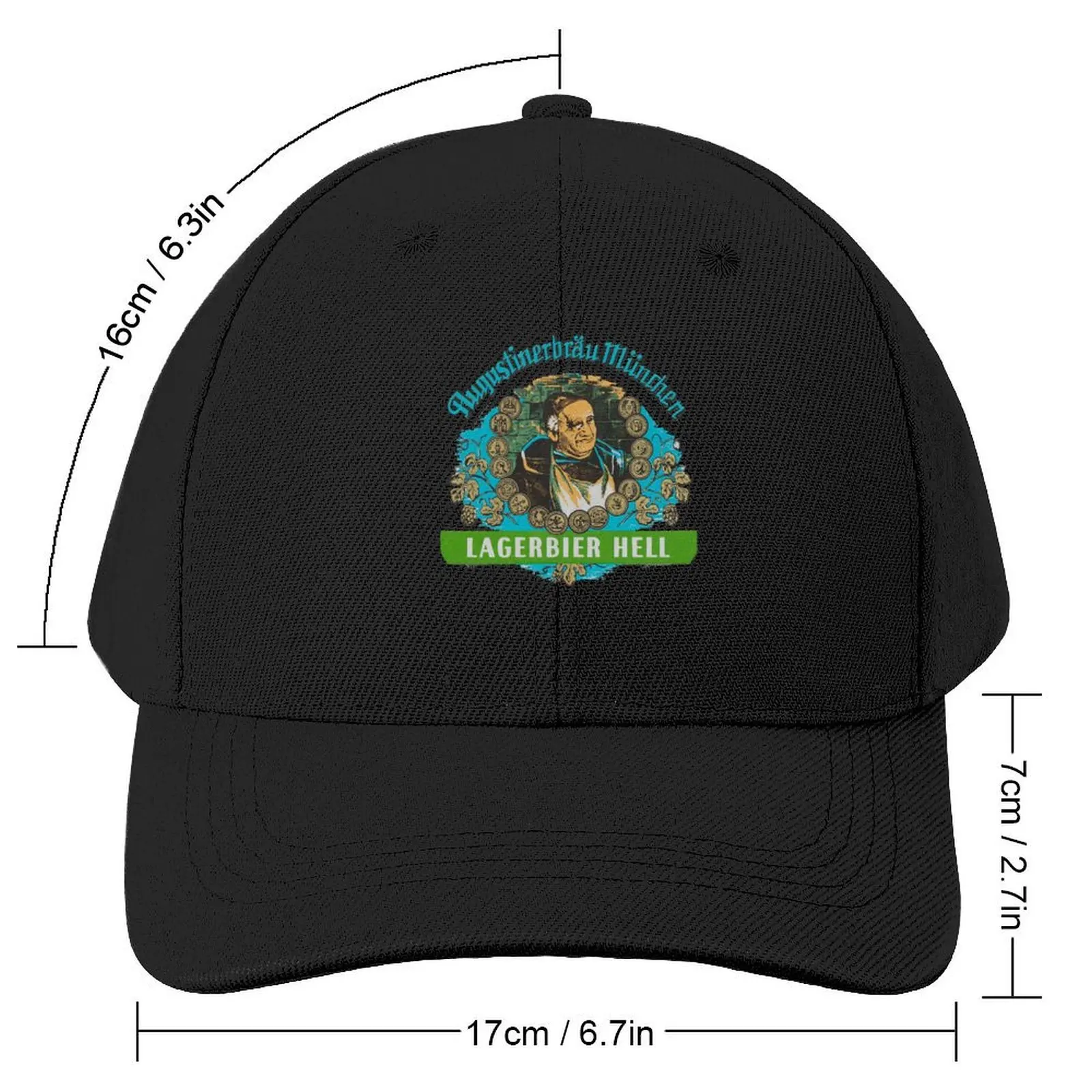 Augustiner Munich B.eer Lagerbier Hell Baseball Cap Golf Wear western Hat birthday Mens Caps Women's