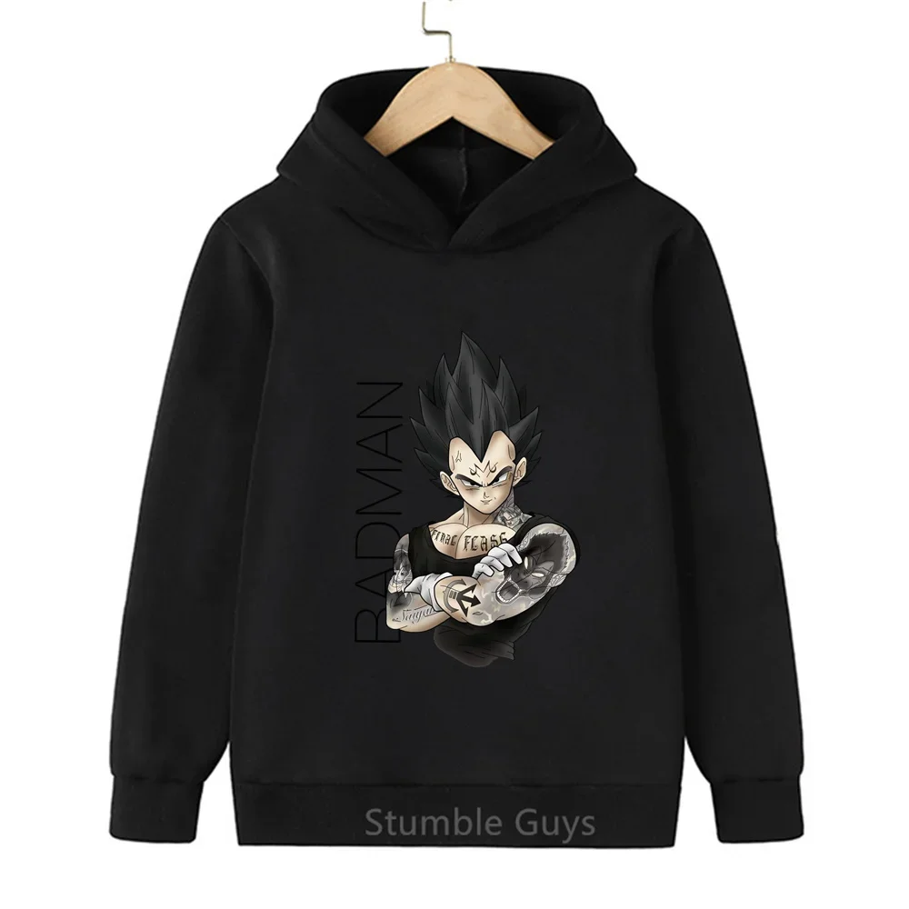 

Spring Autumn Kids Dragon Ball Hoodie Sport Tops Goku Kakarot Vegeta Super Saiyan Girls Clothes Sweatshirt