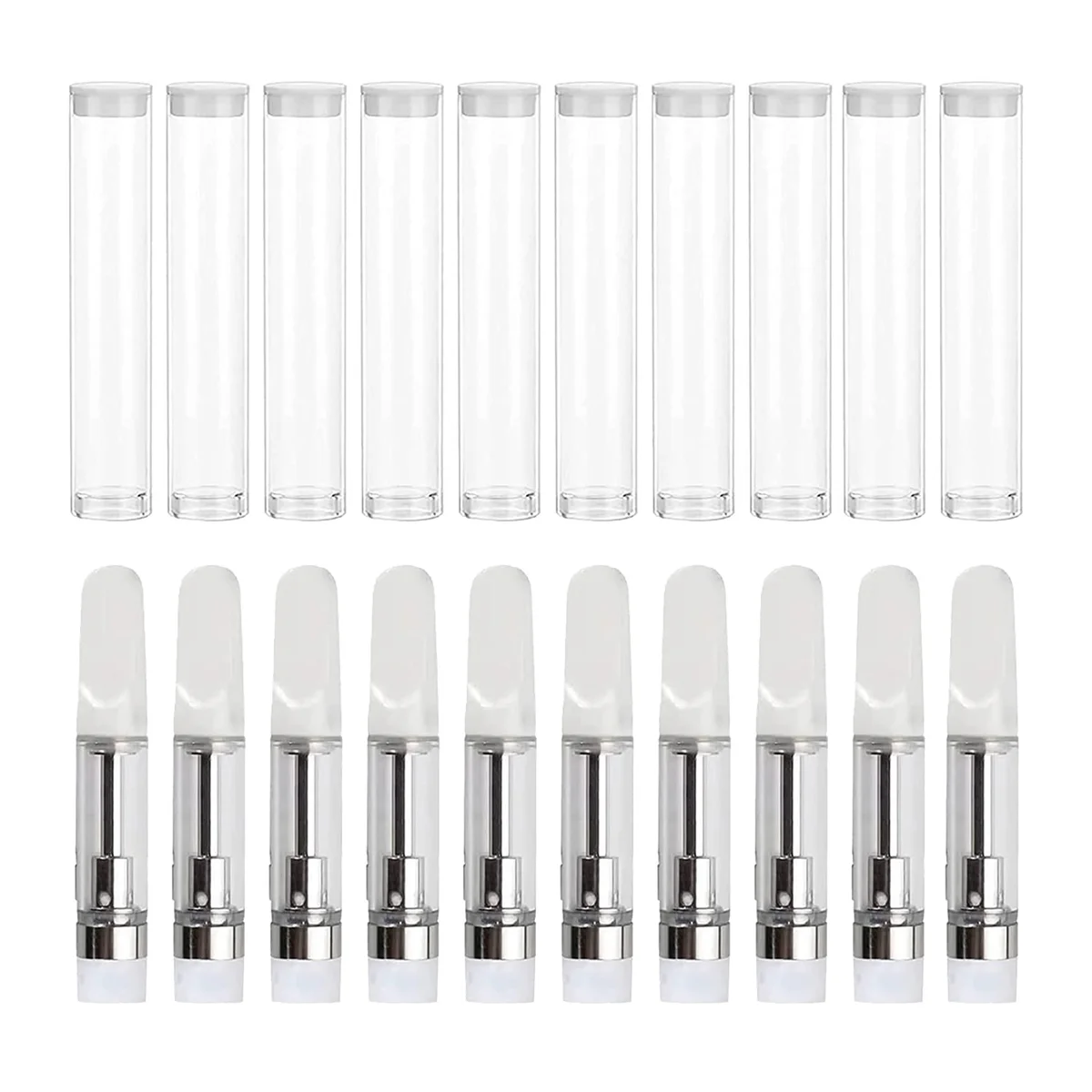 

1Ml Glass Test Tubes Clear Flat Test Tubes(10PCS)