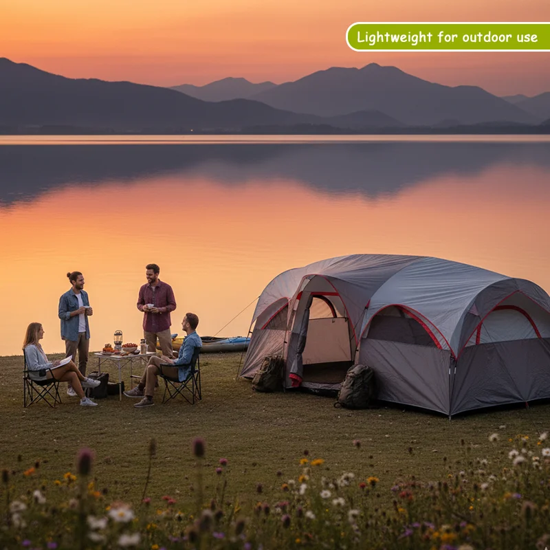8인용 캠핑 텐트, 메쉬 통풍구가 있는 해변 쉼터, 봄 - Outdoor Adventure Festival 리뷰 및 가격