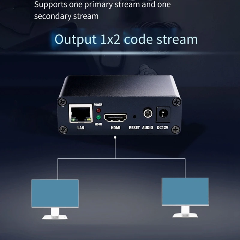 Mini-Video-Streaming-Encoder H.265 – kompatibel mit SRT/HLS-Kollektor, Computerüberwachung, IPTV VMIX-Encoder