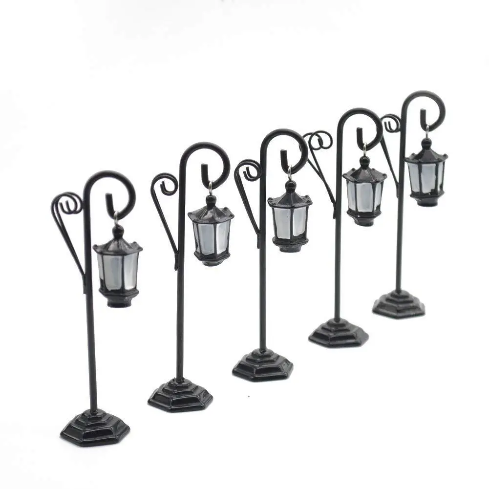 

5 PCS Streetlight Shape Wedding Reception Place Card Holder Number Name