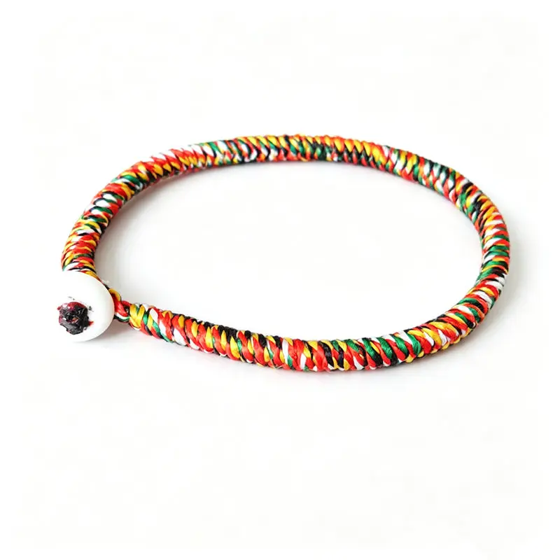 10PCS Tibetan handmade Protective Knots Friendship Bracelet Threads 5-Colors BB-231