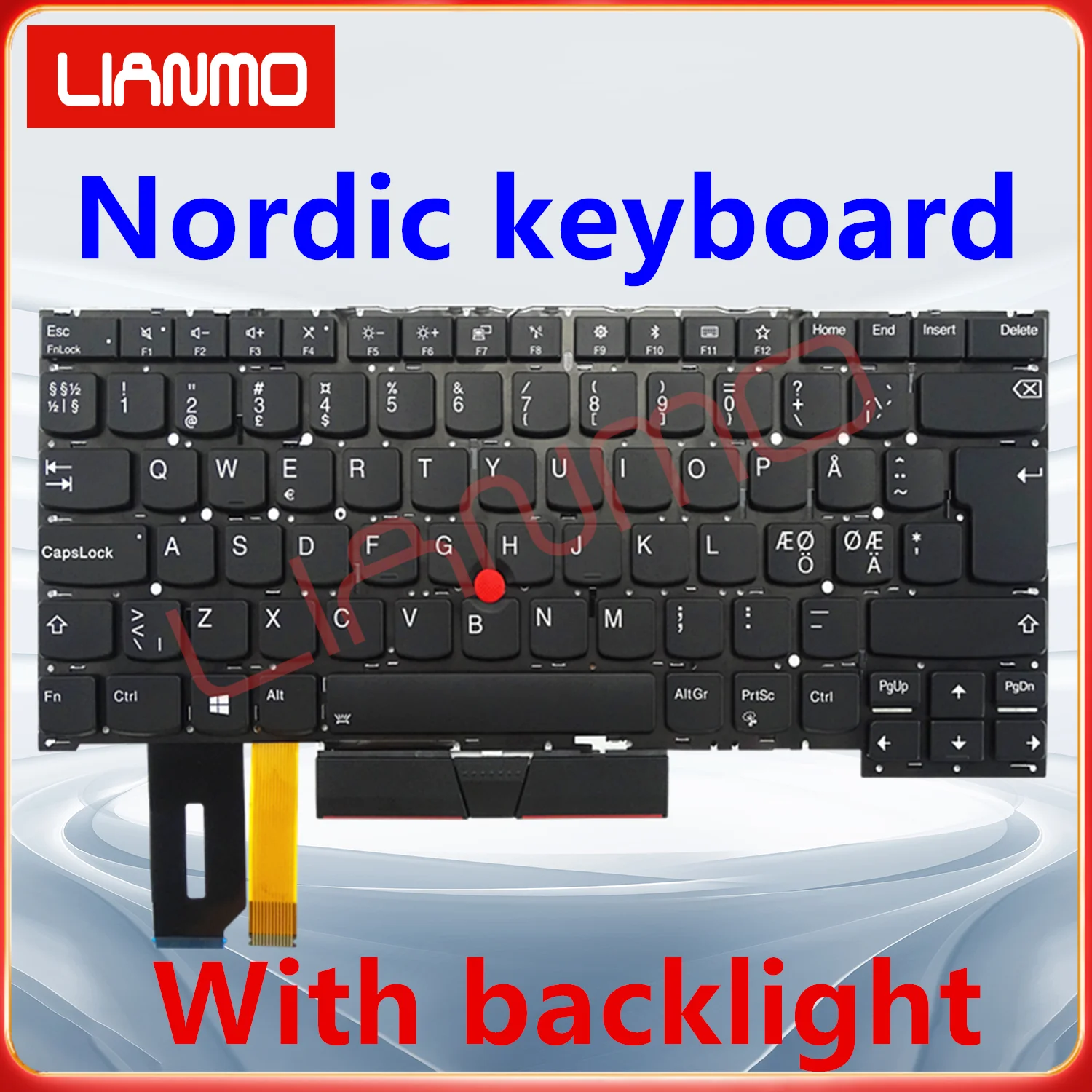 Teclado de cuaderno coreano para Lenovo ThinkPad T490S T495S P1 Extreme Gen1 Gen2, EE. UU., Reino Unido, francés, alemán, español, portugués, Brasil