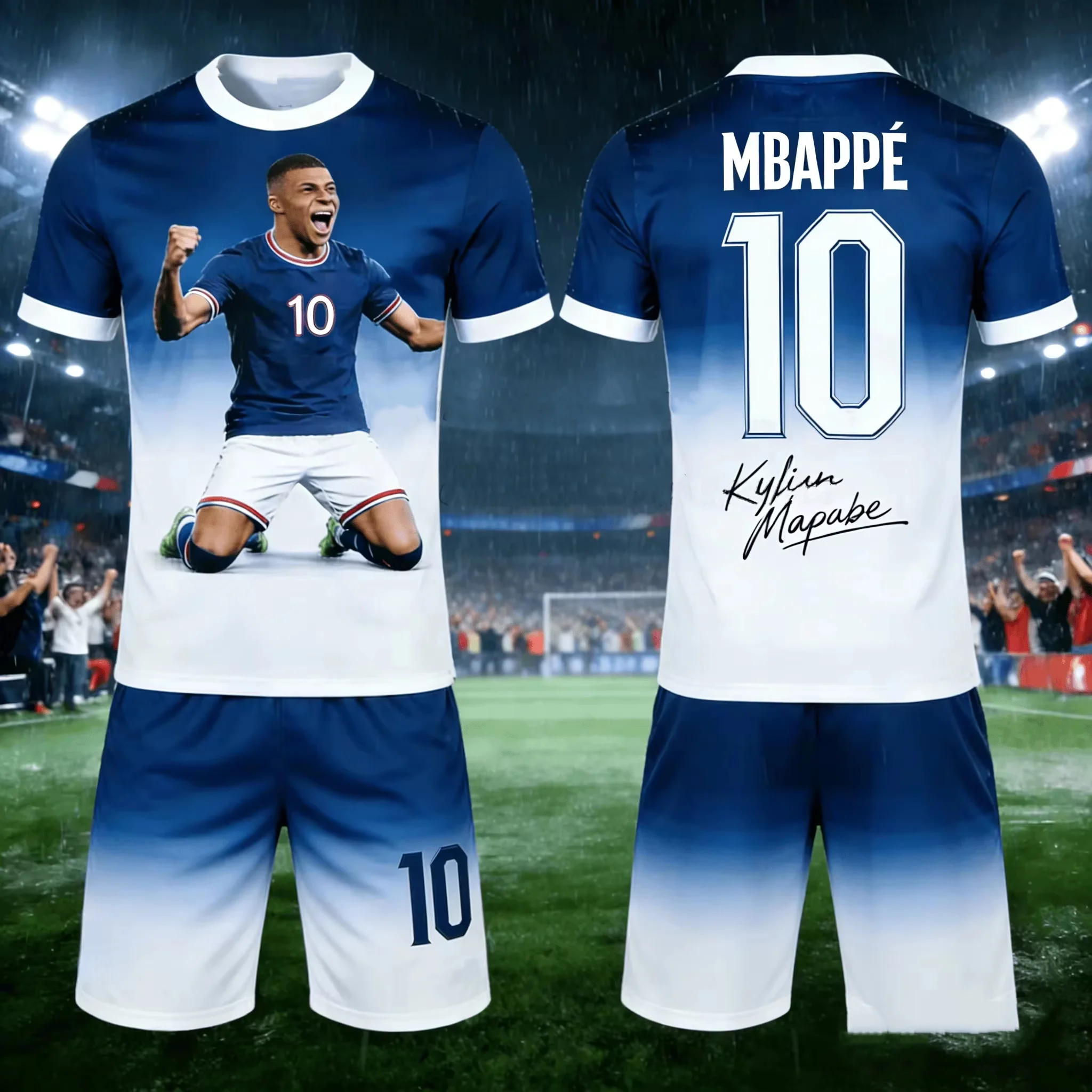 NEW STYLE MBAPPÉ #10 CLASSIC UNISEX SPORTS T-SHIRT SET–SUITABLE FOR EXTREME SPORTS MARATHONS CYCLING AND MOUNTAINEERING