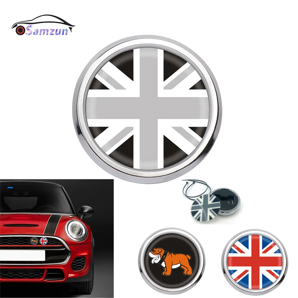 

Auto Accessories Front Grille Emblem Badge Air intake Stickers For MINI Cooper One JCW S F55 F56 F57 F60 R50 R52 R53 R55 R56 R60