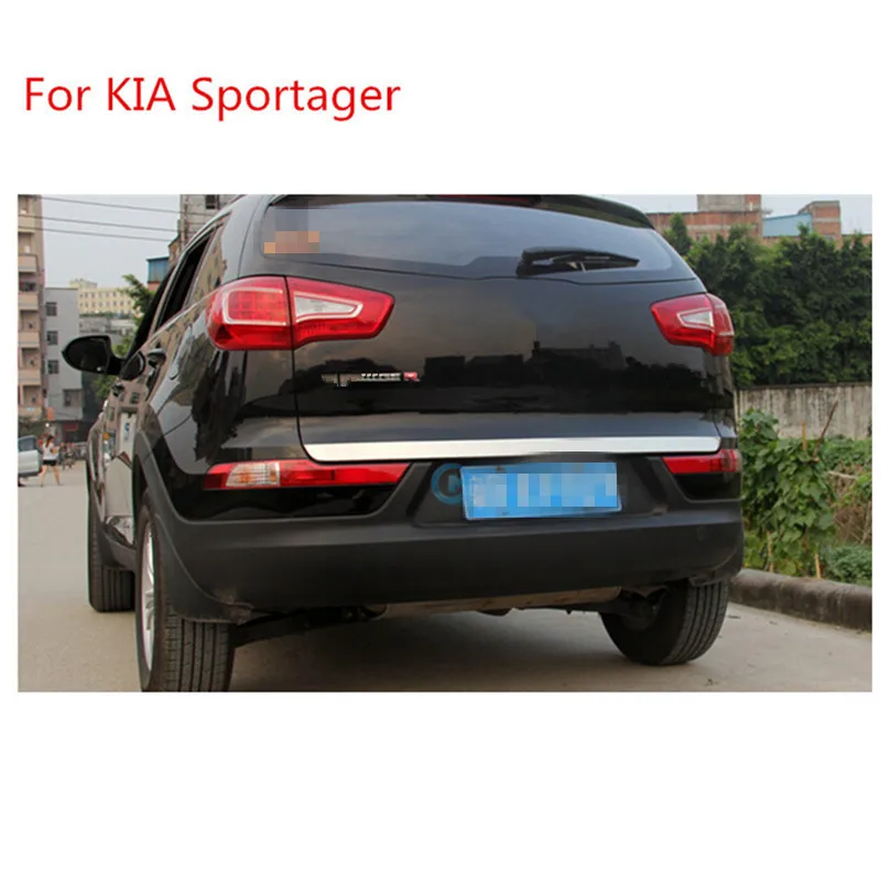 

Для KIA SportageR 2010 2011 2012 2013 2014 5dr Высококачественная крышка багажника из нержавеющей стали отделка ger 1 шт.