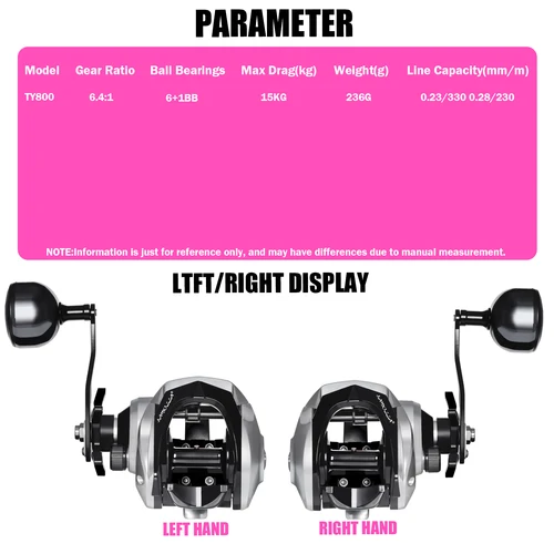 Imagen 2 del producto SAMOLLA-carrete de pesca Baitcasting grande, resistente al agua, para agua salada, pesca en el mar, 6,3: 1, 15KG, arrastre, pesca al gato, Trolling, Base de Metal