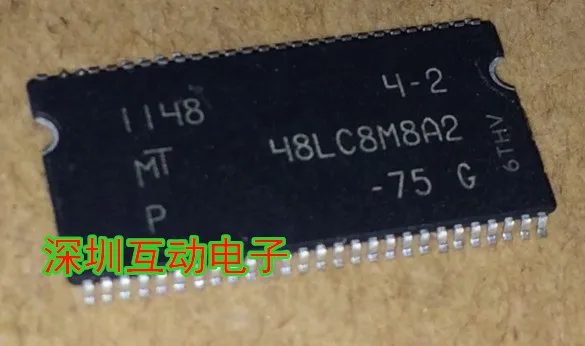 Free shipping   MT48LC8M8A2P-75G  TSOP54     10PCS