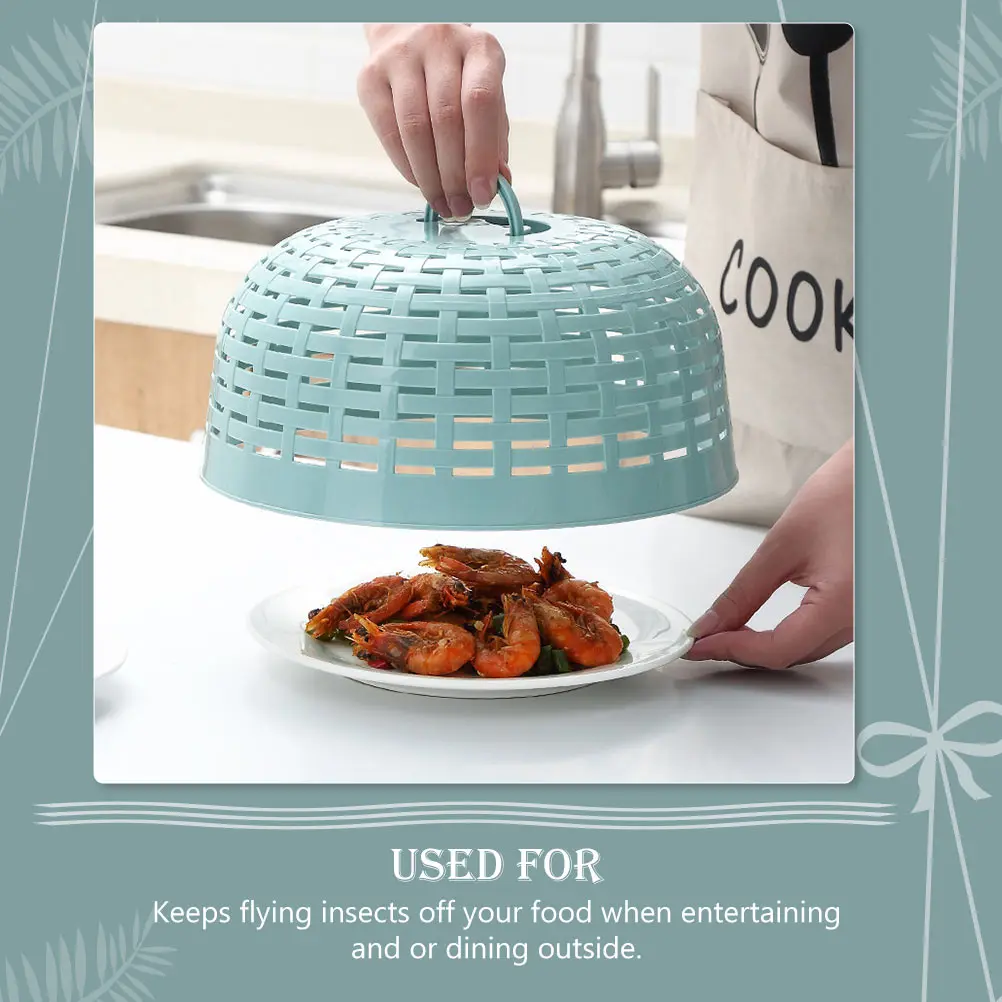 

3 pcs Food Cover Made of PP Material Smooth Edges Foldable for Camping Microwave Oven Outdoor Covers Food Umbrella Tent Net