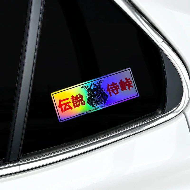 6PCS/1Sheet JDM Style Motorcycle Stickers Waterproof for Motorbike Side Panels Tank Car Window Bumper Universal Vinyl Decals