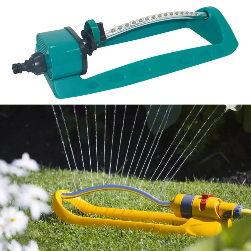 

Automatic Garden Sprinklers 15 Hole Swing Watering System Plastic 120° Rotation Garden Sprayer Agriculture