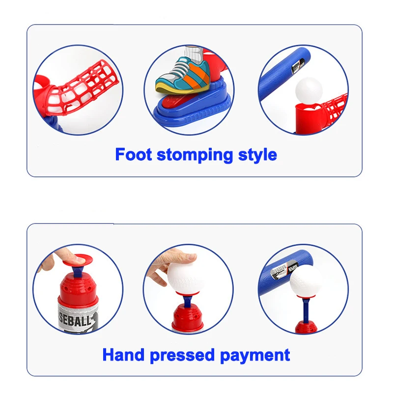 2025 Children Baseball Ball Set Toys Adjustable Automatic Pitching Baseball Machine Toy Kids Indoor Outdoor Sport Game Gifts