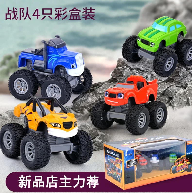 Monsters Machines Car Toys Blaze Cartoon Model Plastic/alloy Deformed Action Figures Robot Anime Game Boy Toys Birthday Gifts