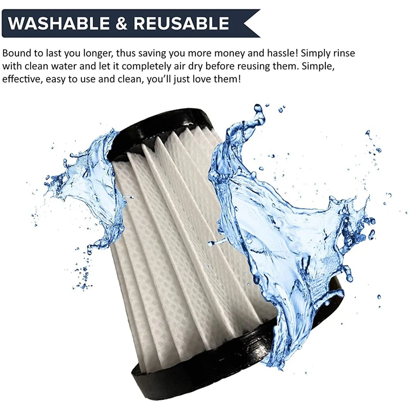 فلتر مكنسة بديل لـ Dirt Devil AD40117، F117 - يناسب الموديل SD20005RED، SD30025B & BD22025