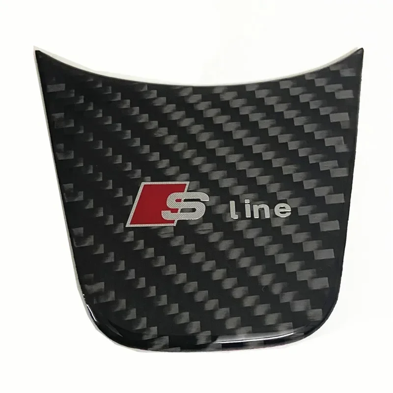 Modified Car Steering Wheel Emblem Sticker Accessories for Audi Sline A4L A1 A3 A5 A7 Q3 TTS S2 S3 S4 S5 S7 RS8 SQ7 SQ5