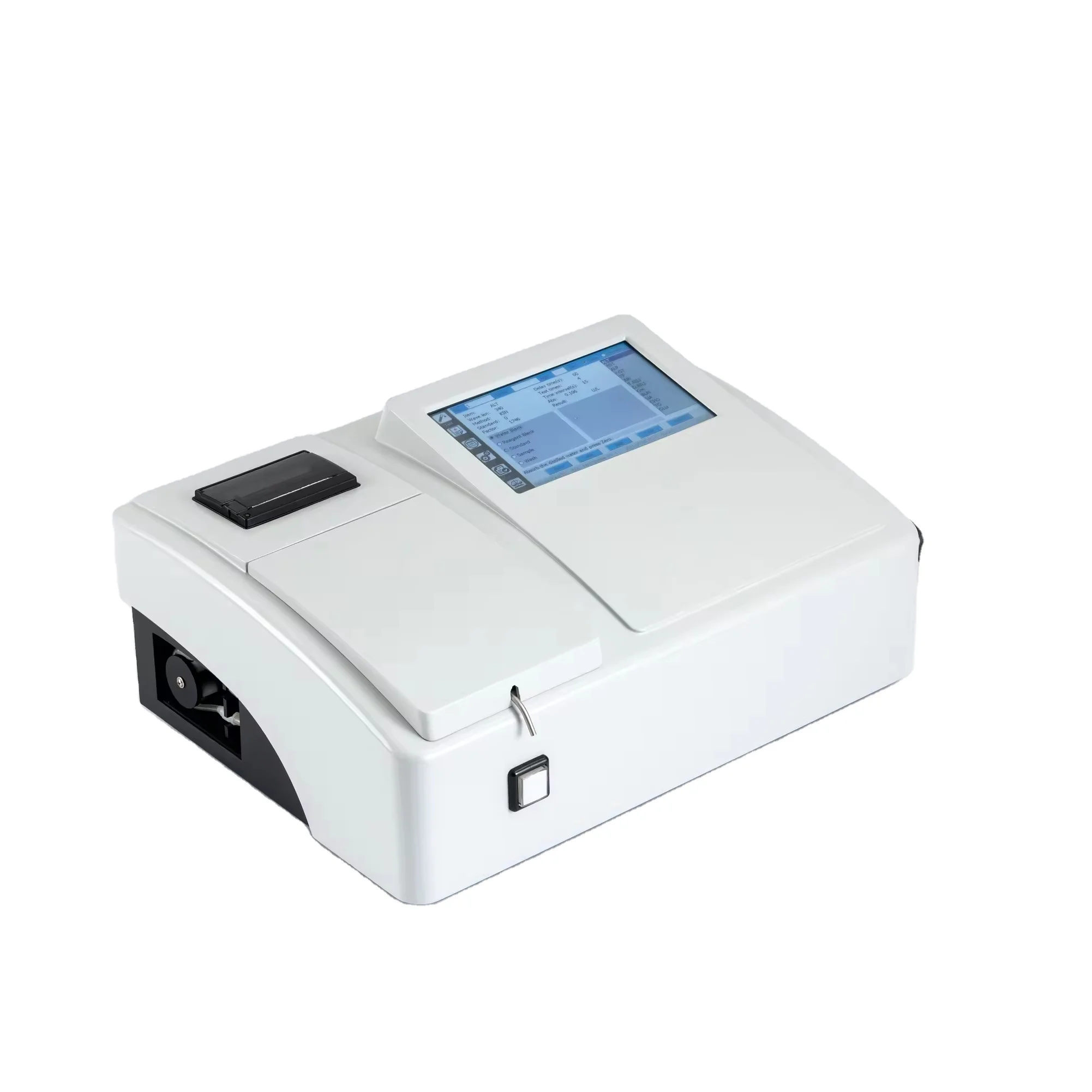 

CE ISO Certificate 7 Standard Filter 7 Inches Touch Screen Optical System 4GB Memory USB Port Semi-Auto Biochemistry Analyzer