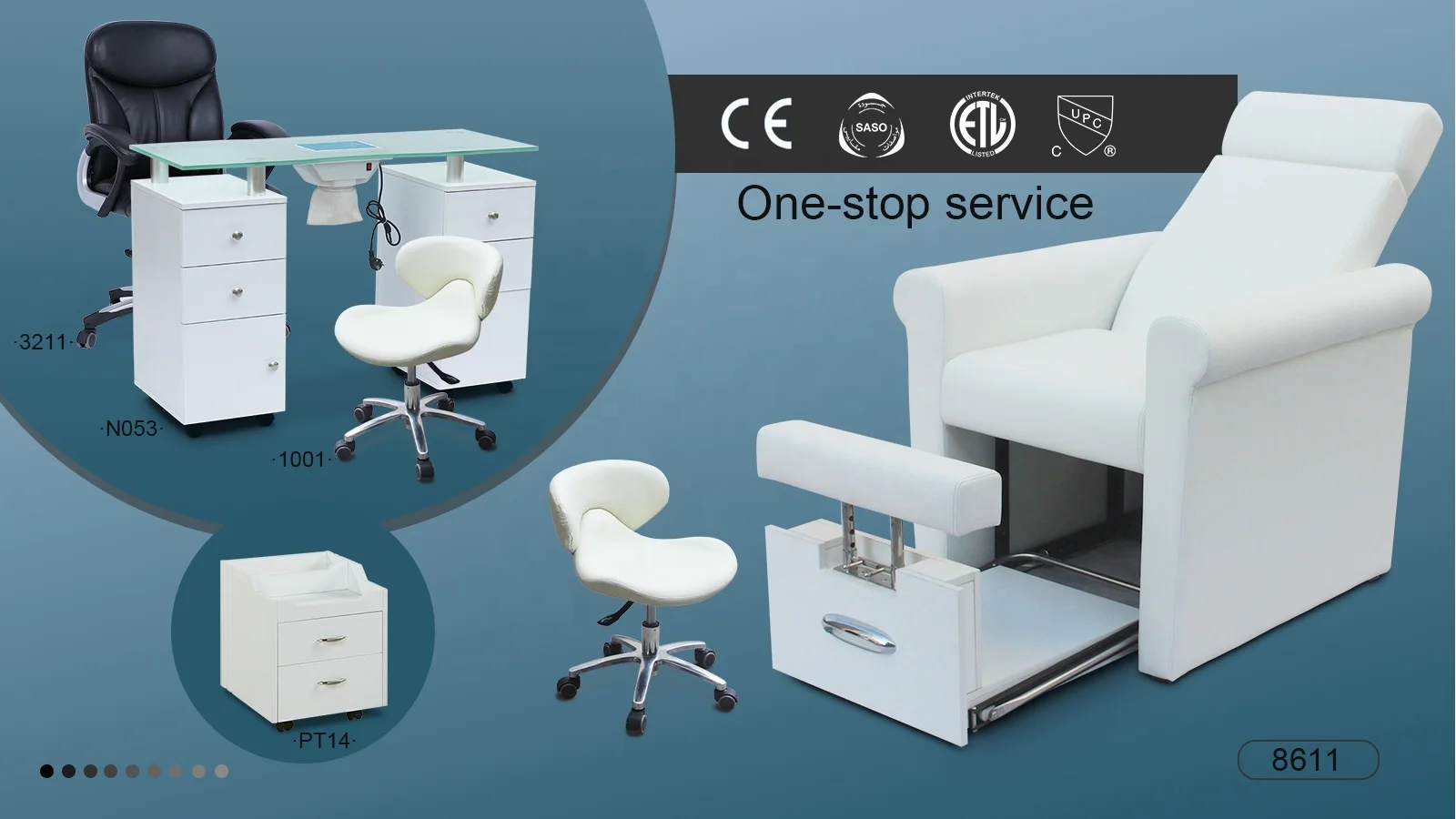 ราคาถูกราคาโมเดิร์นสีขาวความงามเล็บเฟอร์นิเจอร์ Salon ไม่มีท่อประปาแบบพกพาโซฟาสปาเท้าเล็บเท้าเก้าอี้สําหรับขาย