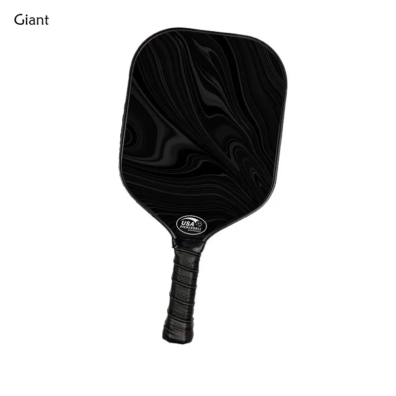 Carbon Fiber Single Paddle Black Technology USA International Certified Pickleball Carbon Fiber Professional Training Racquet