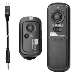 Pixel RW-221 Wireless Remote Commander Shutter Release RW 221 DC2 for Nikon D3100 D5000 D7200 D610 D750 Camera VS TW283 MC-DC2