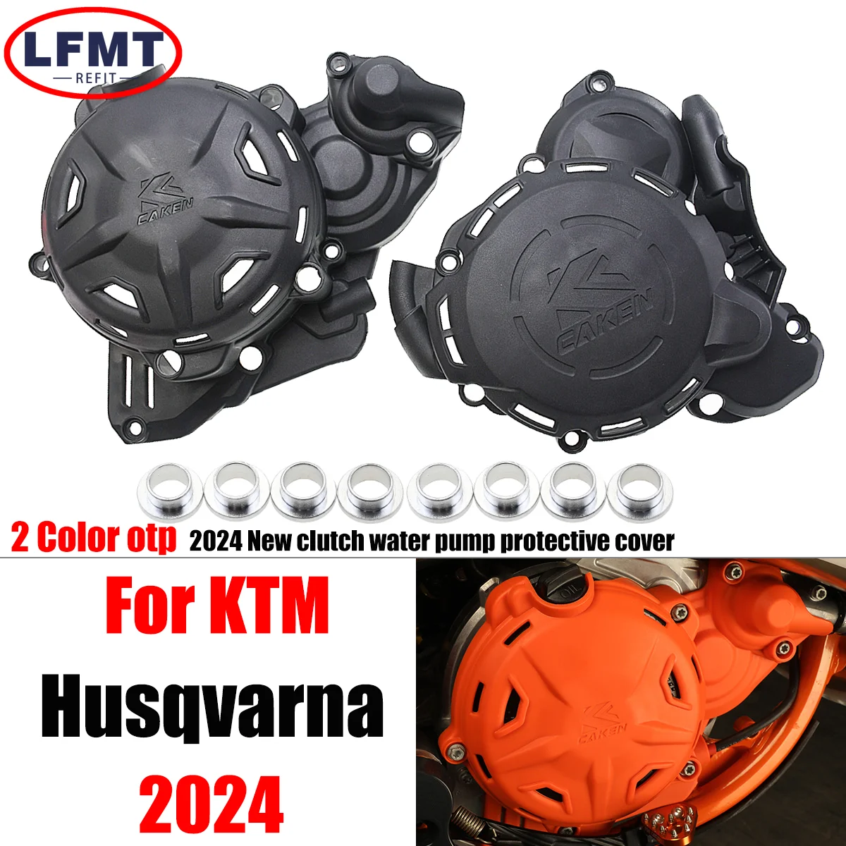 

NEW 2024 Motorcycle Engine Clutch Ignition Cover Protector Guard For KTM EXC XC-W XCW 250/300 Husqvarna TE 250 300 PRO Motocross