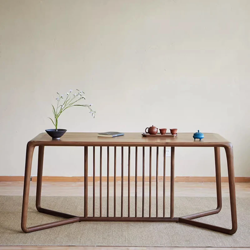 

Легкий роскошный журнальный столик и стул из североамериканского черного ореха