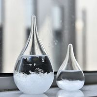 Creative Weather Crystal Glass For Para Weather Glass Crystal Decor Casa With Base Office Home Decor