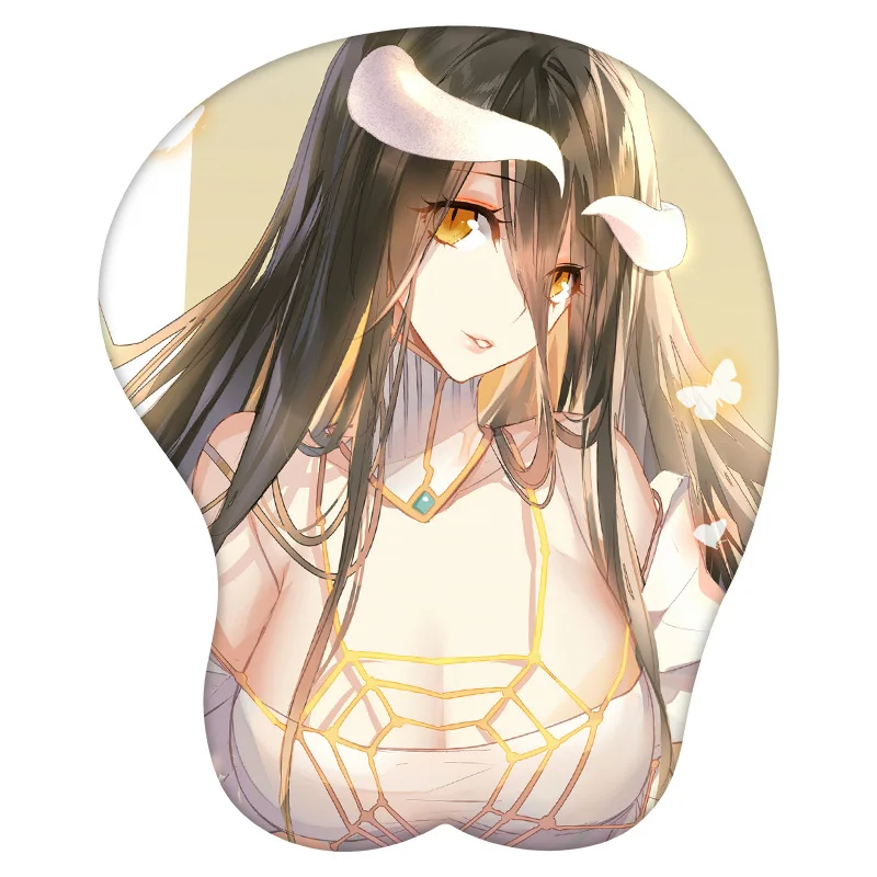 

Albedo 3D Mouse Pad Overlord Anime Sexy Wrist Rest Desk MousePad Mat Gamer Accessory