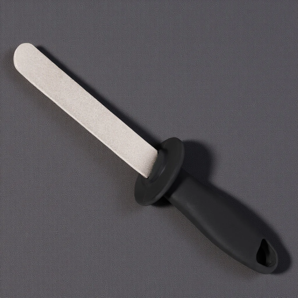

1Pcs Sharpening Rod Practical Kitchen Supply Sharpener Hanging Hole for Easy Storage Sharpening Rod Kitchen Sharpener