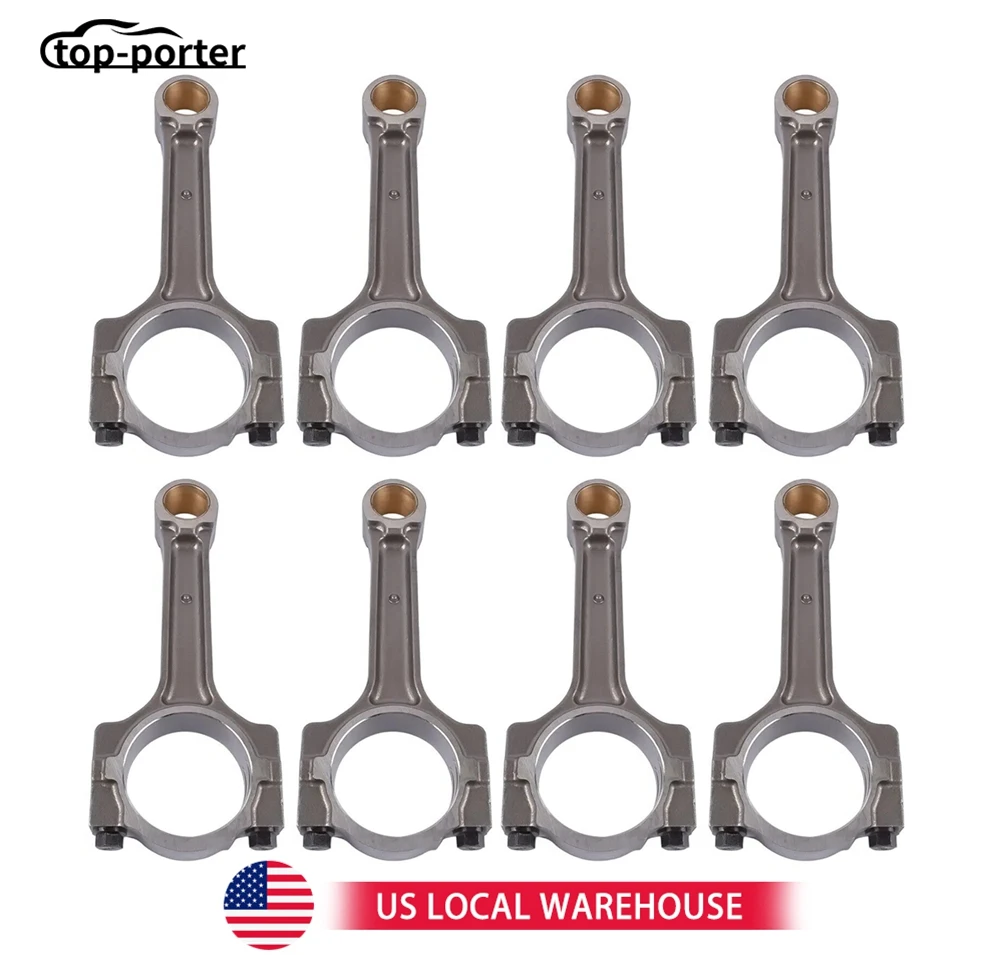 

Set of 8 12569639 12577583 12604629 For GM 5.3L 6.0L LS2 LS3 Gen IV Floating Pin Connecting Rod W/ Bushing 12617570 12607475