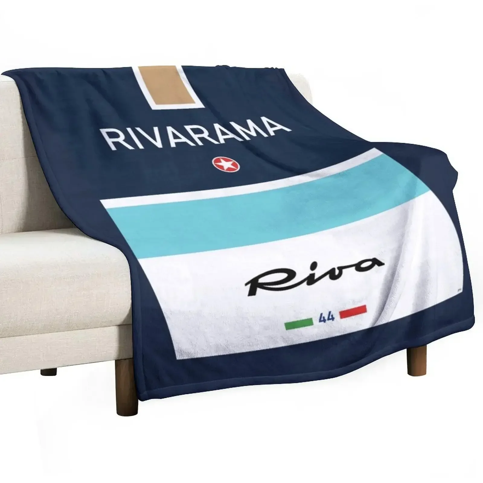 

Riva Rivarama 44 Aquarama Runabout Boat Italy Throw Blanket Soft Beds blankets ands Blankets