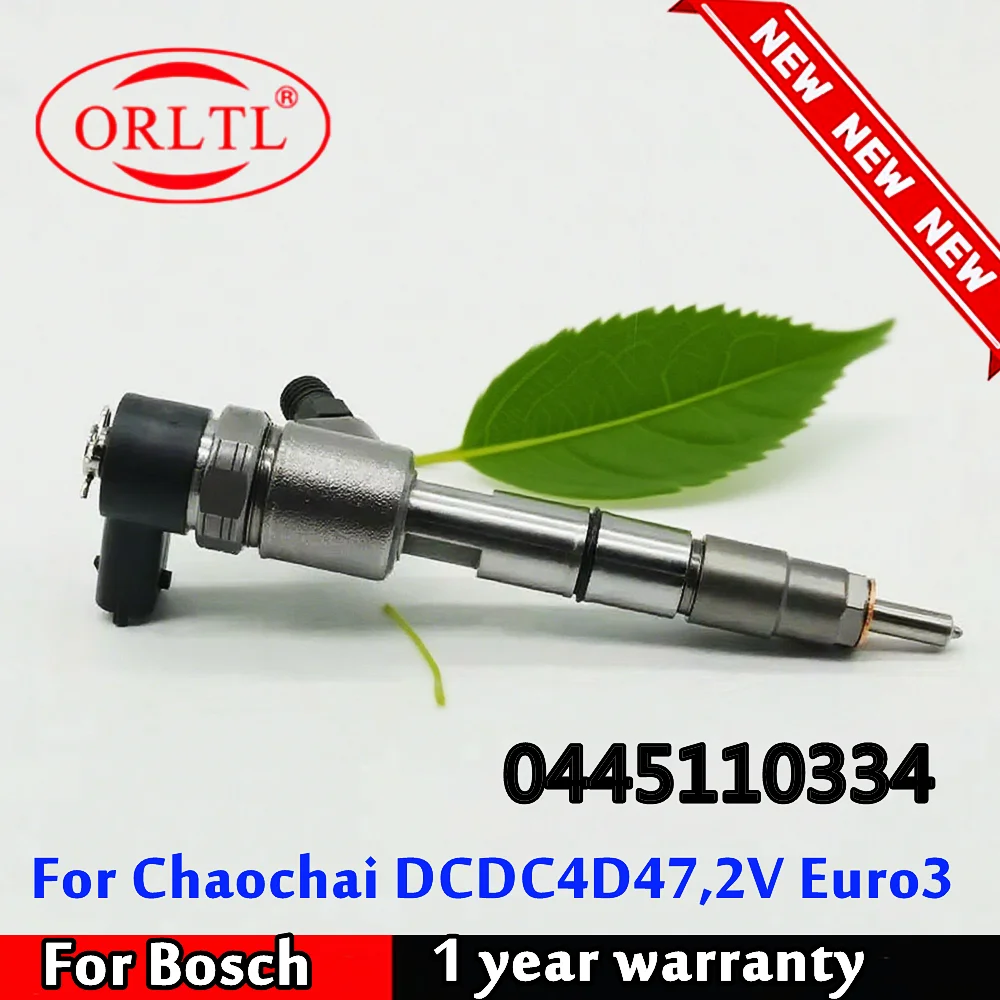 

ORLTL 0 445 110 334 оригинальная топливная форсунка 0445110334 новая форсунка 0445 110 334 для Chaochai DCDC4D47, 2 В Euro3