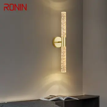 RONIN Nordic Interior Gold Wall Light LED Modern Simple Creative Bubble Wall Sconce Lamp for Home Living Room Bedroom Decor
