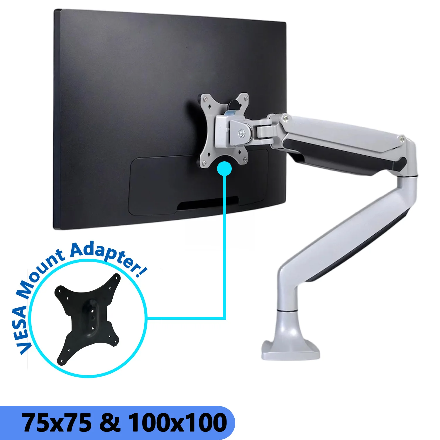 Nuevo Soporte Adaptador VESA para Monitores MSI Optix MAG231CQ AG32CV G24C G27C G241VC, Adaptador VESA 75x75 100x100 para Brazos de Monitor