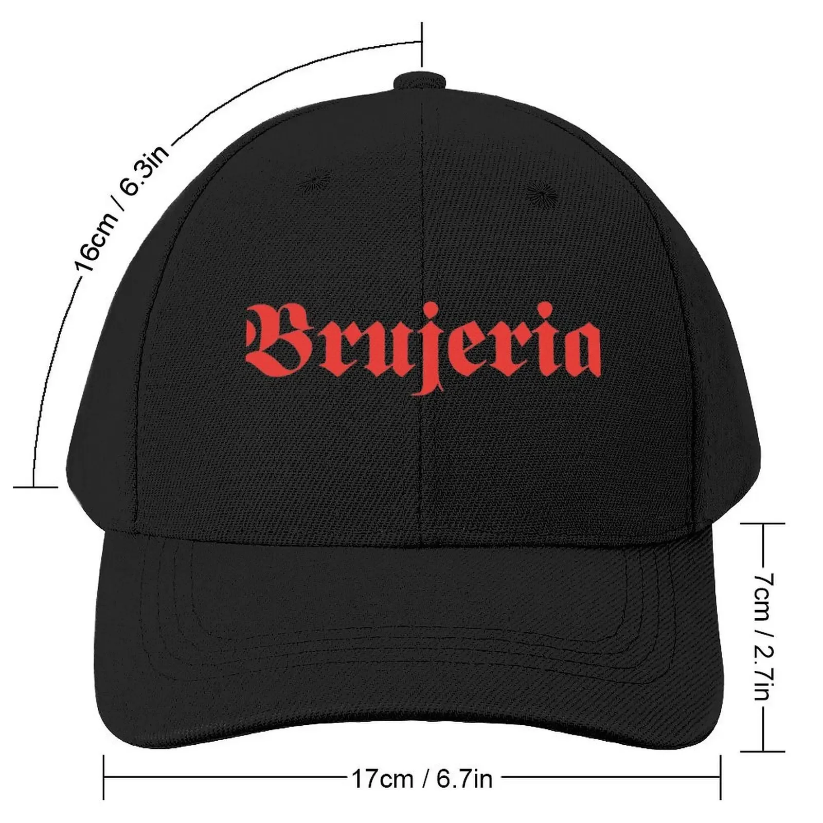 Brujeria (Transparant) Rode Baseballpet Golfpet Anime Designer Man Dames