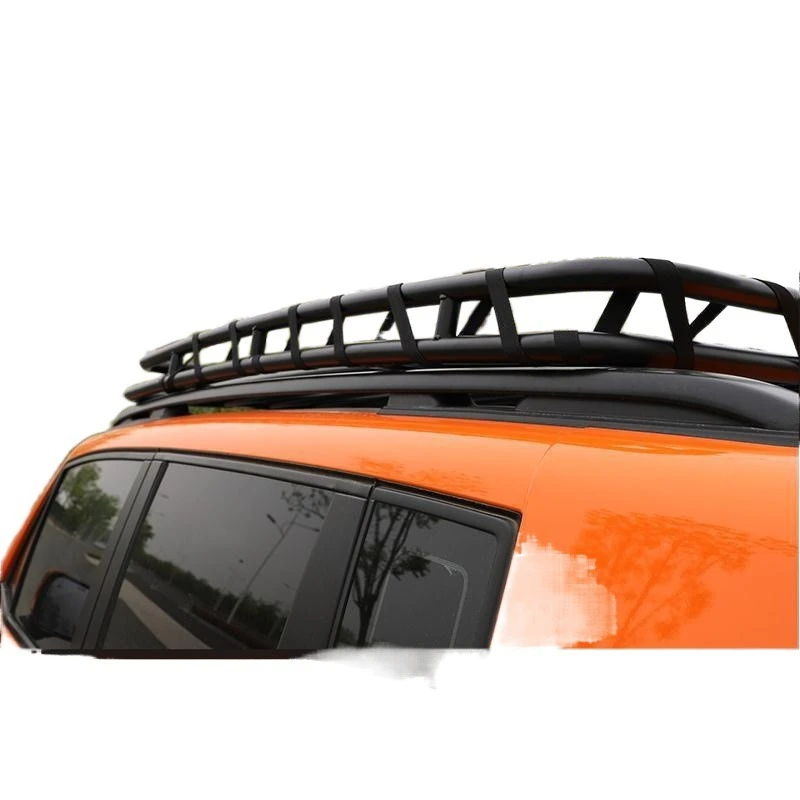 

No punching car roof luggage frame
