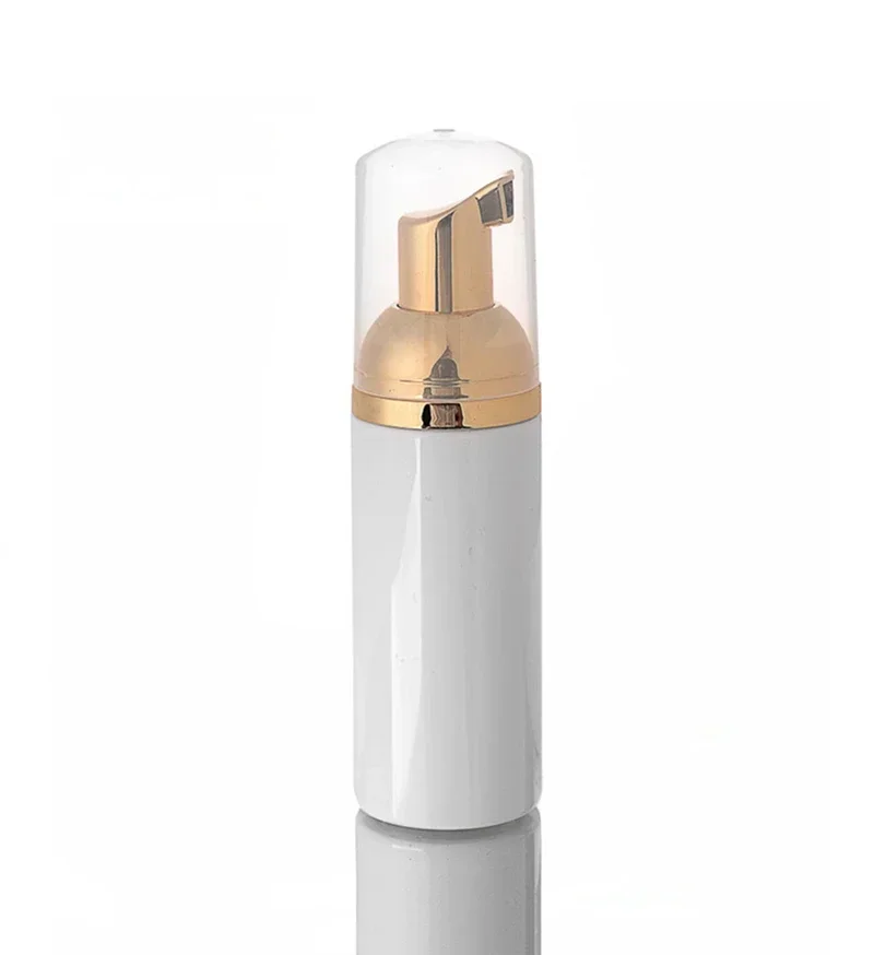 10Pcs 30/50/60/70/80/100ml Refillable Bottle Plastic Foaming Pump Bottle with Transparent Caps Soap Mousses Liquid Dispenser