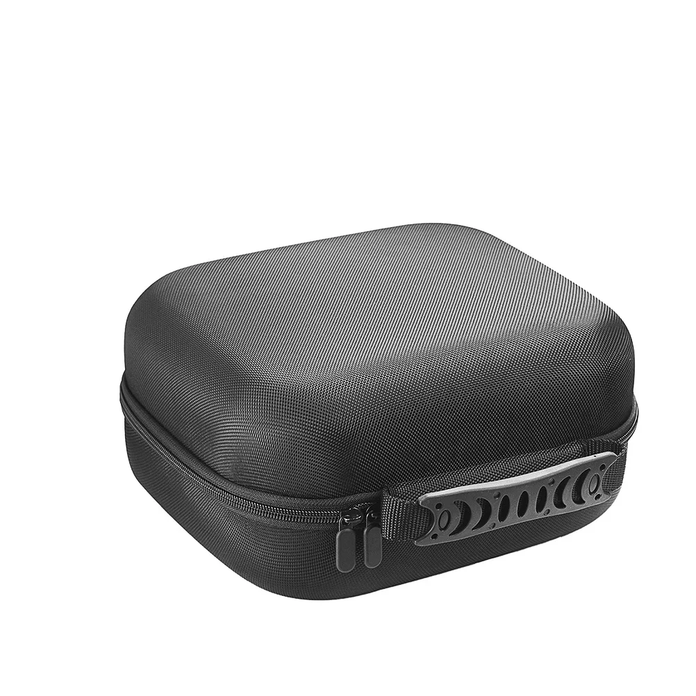 

Vr Glasses Storage Bag Black Small Lightweight Portable Wear Resistant Shockproof Zipper Design Double Layer Sponge Protection