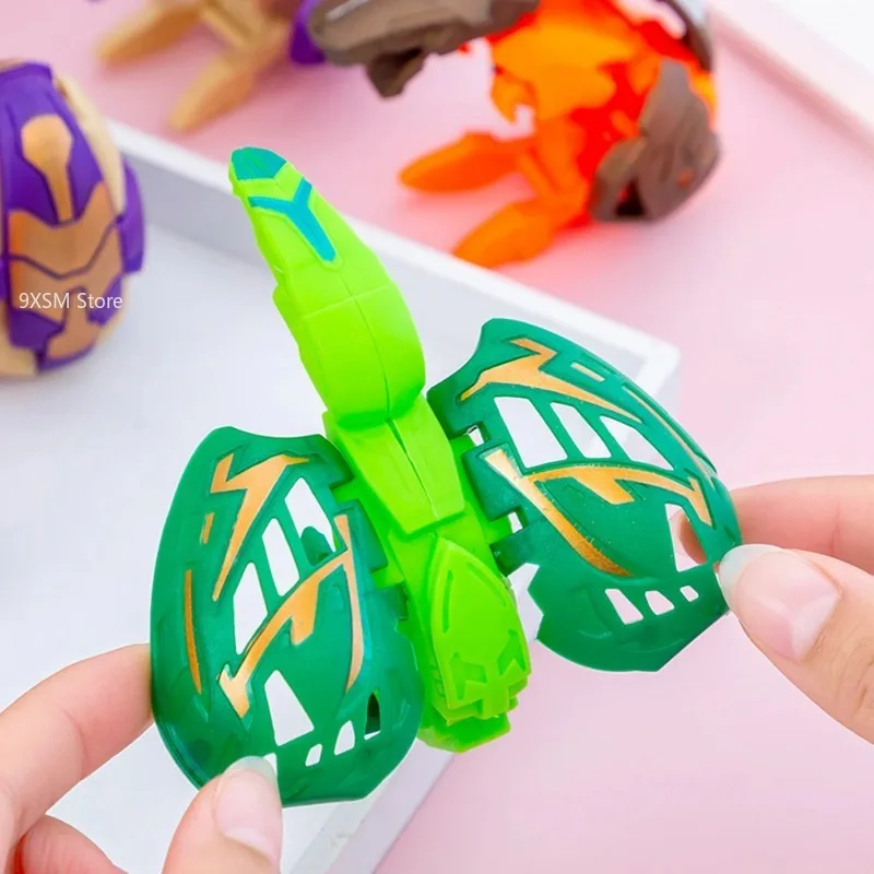 1Pc Colorful Transforming Dinosaur Egg Puzzle Toys Kids Birthday Party Favors Treat Bag Pinata Fillers Kindergarten Gift